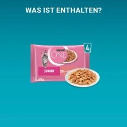 Purina ONE Junior Kittenfutter Nass Zarte Stückchen In Sauce Lachs 48x85g -ROYAL CANIN Verkaufsgeschäft 035f9237306dc1179fa421557d4df9d5951f9a84 1356454 de DE purina one 3