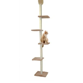 Silvio Design Kratzbaum Deckenspanner Superior Beige 1 Silvio Design Kratzbaum Deckenspanner Superior Beige
