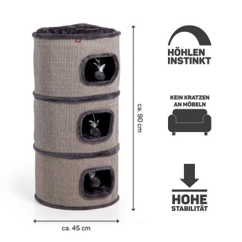 Canadian Cat Company Kratztonne Tony Anthrazit 9 Canadian Cat Company Kratztonne Tony Anthrazit – Bild 9