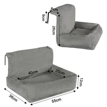 Lionto Katzenbett Für Heizungen Dunkelgrau 6 Lionto Katzenbett Für Heizungen Dunkelgrau – Bild 6