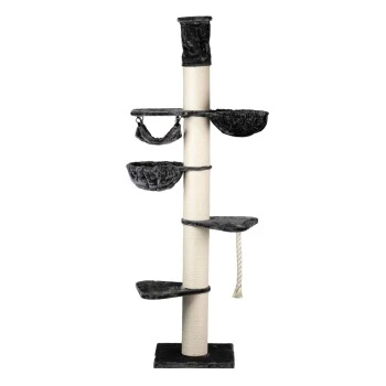 RHR Quality Kratzbaum Maine Coon Tower Crown Anthrazit/ Grau 1 RHR Quality Kratzbaum Maine Coon Tower Crown Anthrazit/ Grau
