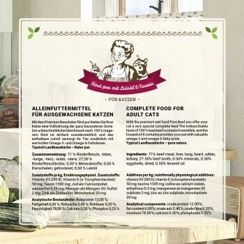 Betty's Landhausküche Frischebeutel Rind Pur 12 X 100g Für Katze 6 Betty's Landhausküche Frischebeutel Rind Pur 12 X 100g Für Katze – Bild 6