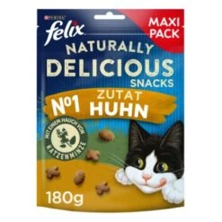 Felix Naturally Delicious 6x180g Huhn Mit Katzenminze