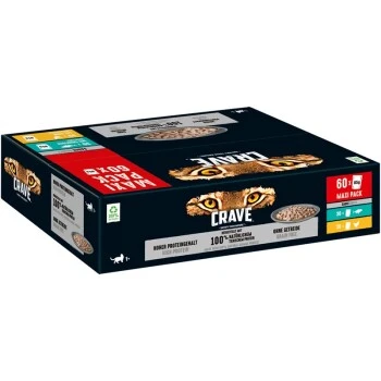 CRAVE Multipack Mit Huhn Und Mit Thunfisch 60 X 85g 1 CRAVE Multipack Mit Huhn Und Mit Thunfisch 60 X 85g