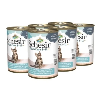 Schesir Kitten Thunfisch Aloe 6x140g 1 Schesir Kitten Thunfisch Aloe 6x140g